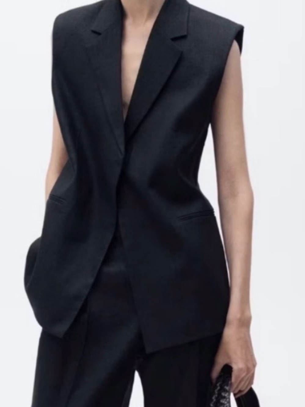 Reformation Billie Vest XLBlack